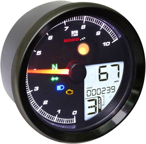 Koso North America Tach Multi Metr Tnt04 Bk Ba051410