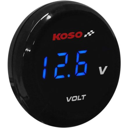 Koso North America Volt Meter Blue Ba067B00