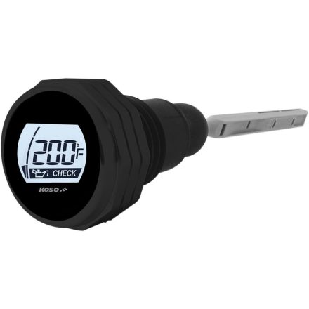 Koso North America Oil Temp Dipstick Hd Blk Ba053001