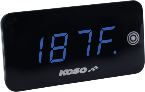 Koso North America Gauge Volt/Temp Sst Blu Ba068040