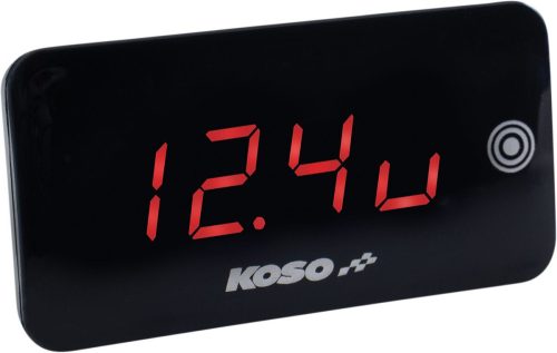 Koso North America Gauge Volt/Temp Sst Red Ba068041