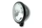 Far Highsider stil Bates H4 5 3/4 inch, sticlă transparentă, negru, omologat E (bucată)