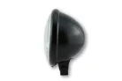 Far Highsider stil Bates H4 5 3/4 inch, sticlă transparentă, negru, omologat E (bucată)