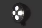 Far Highsider Atlanta LED 5 3/4 inch cu prindere jos, negru, omologat E (bucată)