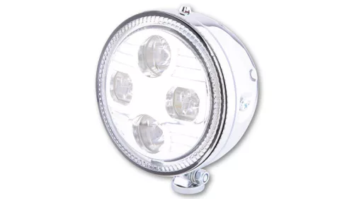 Far Highsider Atlanta LED 5 3/4 inch, crom, omologat E (bucată)
