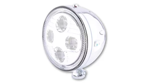 Far Highsider Atlanta LED 5 3/4 inch, crom, omologat E (bucată)