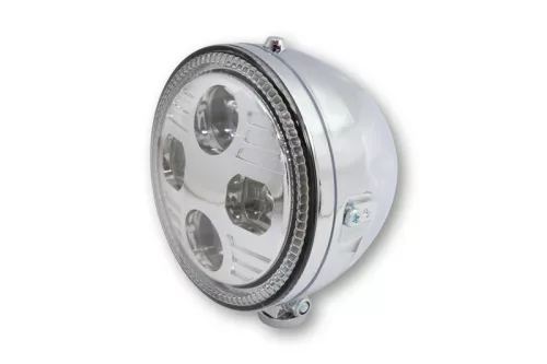 Far Highsider Atlanta LED 5 3/4 inch, crom, omologat E (bucată)