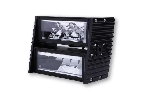 Far Highsider Ultimate LED cu suport Wave, negru, omologat E (bucată)