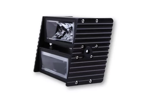 Far Highsider Ultimate LED cu suport Wave, negru, omologat E (bucată)
