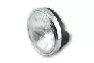 Far Highsider LTD H4 7 inch, sticlă striată, negru, omologat E (bucată)