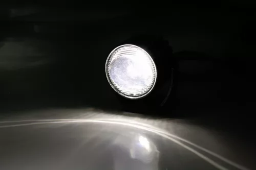 Far Highsider Satellite LED fază scurtă, negru, omologat E (bucată)