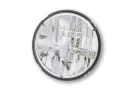 Insert far Highsider tip 3 LED 7 inch, negru, dispersor transparent, omologat E (bucată)