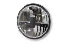 Insert far Highsider tip 3 LED 7 inch, negru, dispersor fumuriu, omologat E (bucată)