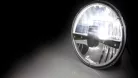 Insert far Highsider tip 3 LED 7 inch, negru, dispersor fumuriu, omologat E (bucată)