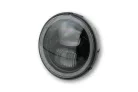 Insert far Highsider tip 7 LED 5 3/4 inch cu inel lumină de poziție, negru, omologat E (bucată)