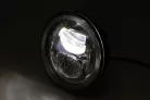 Insert far Highsider tip 7 LED 5 3/4 inch cu inel lumină de poziție, negru, omologat E (bucată)