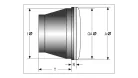 Insert far Highsider H4 7 inch, sticlă striată, cu lumină de poziție, omologat E (bucată)