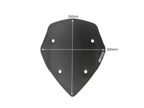 Parbriz WRS Sport Ducati Multistrada 1200/S 2013-2014 negru mat DU005NO