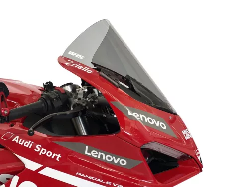 Parbriz WRS Race High Ducati Panigale V4 - S 2018-2019 / Panigale V2 2020-2024 fumuriu deschis DU009F