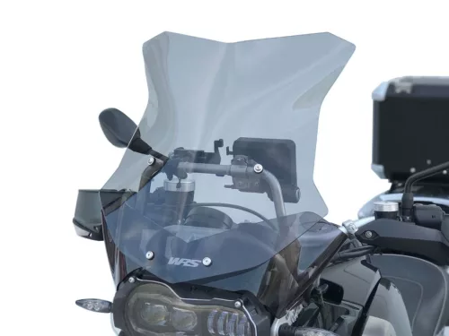 Parbriz WRS Sport EVO BMW R 1200 GS/ADV 2004-2012 (cu lumină LED) fumuriu deschis BM034F-LED