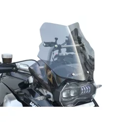   Parbriz WRS RALLY EVO BMW R 1200 GS/ADV 2004-2012 (cu lumină LED) fumuriu deschis BM033F-LED