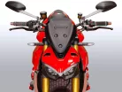 Parbriz WRS Sport Plus Ducati Streetfighter V4 / S 2020-2024 negru mat DU014NO