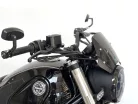 Parbriz WRS Sport Benelli Leoncino 500 2017-2024 / Leoncino 500 Trail 2021-2026 negru lucios BE006NL