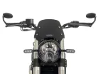 Parbriz WRS Sport Benelli Leoncino 500 2017-2024 / Leoncino 500 Trail 2021-2026 negru lucios BE006NL