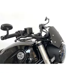   Parbriz WRS Sport Benelli Leoncino 500 2017-2024 / Leoncino 500 Trail 2021-2026 negru mat BE006NO