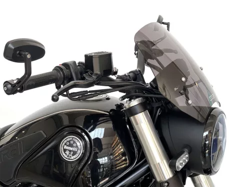 Parbriz WRS Touring Benelli Leoncino 500 2017-2024 / Leoncino 500 Trail 2021-2026 fumuriu închis BE005FS