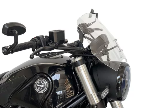 Parbriz WRS Touring Benelli Leoncino 500 2017-2024 / Leoncino 500 Trail 2021-2026 transparent BE005T