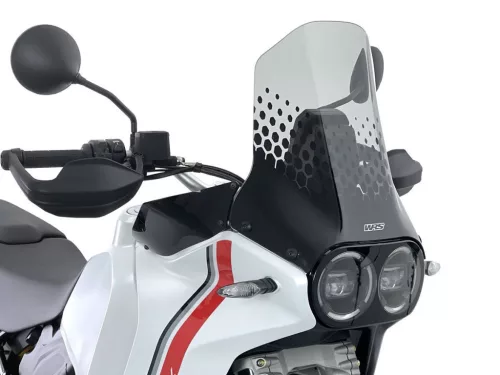 Parbriz WRS Touring Ducati Desert X 2022-2026 fumuriu deschis DU024F