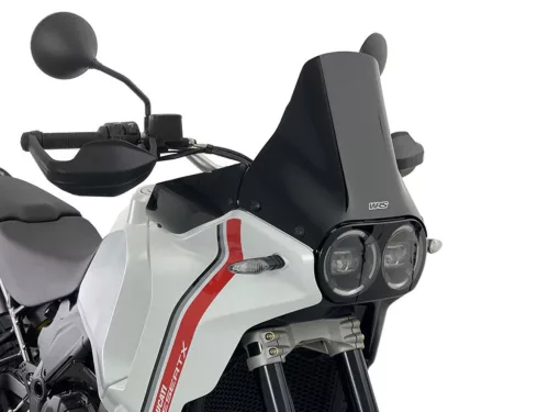 Parbriz WRS Enduro Ducati Desert X 2022-2026 negru lucios DU025NL