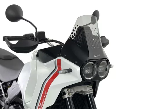 Parbriz WRS Enduro Ducati Desert X 2022-2026 negru lucios DU025NL