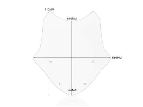 Parbriz WRS Touring BMW R 1250 RT 2021-2025 transparent BM073T