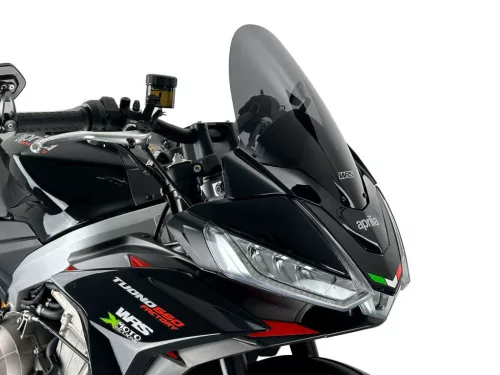 Parbriz WRS Touring Aprilia Tuono 660 2021-26 / Tuono V4-Factory 2021-24 fumuriu închis AP005FS