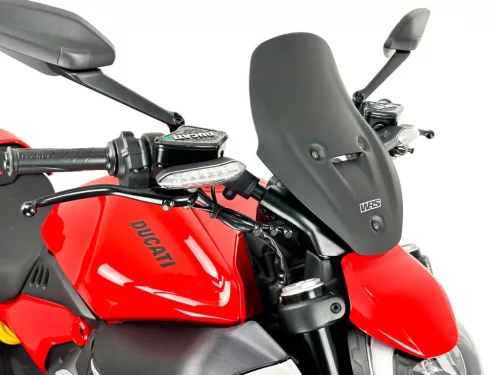 Parbriz WRS Touring Ducati Diavel V4 / RS 2023-2026 negru mat DU029NO