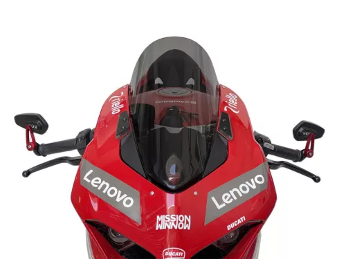 Parbriz WRS Race High Ducati Panigale V4 - S 2018-2019 / Panigale V2 2020-2024 fumuriu închis DU009FS