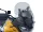 Parbriz WRS Touring cu radar Moto Guzzi Stelvio 2024-2026 fumuriu deschis MG002F
