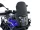 Parbriz WRS Enduro Yamaha Tenere 700 2025 / Rally 2025-2026 negru mat YA052NO