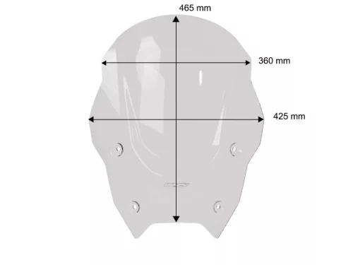 Parbriz WRS Touring BMW R 1300 RS 2025-2026 fumuriu închis BM118FS