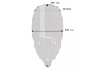 Parbriz WRS Touring Triumph Tiger Sport 800 2025 transparent TR011T