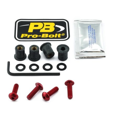 Pro Bolt Bolt Kit Screen Red