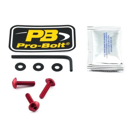 Pro Bolt Bolt Kit Screen Red