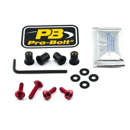 Pro Bolt Bolt Kit Screen Red