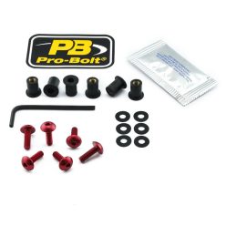 Kit-suruburi-parbriz-aluminiu-PRO-BOLT-6buc-rosu