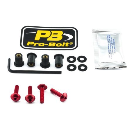 Pro Bolt Bolt Kit Screen Red