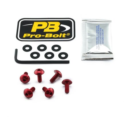 Pro Bolt Bolt Kit Screen Red