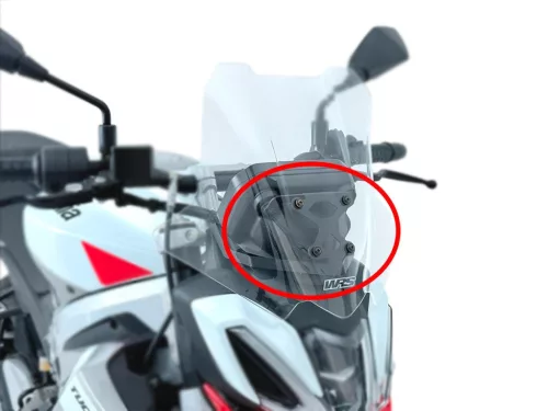 Suport de prindere parbriz WRS Aprilia Tuono 457 2025-2026 AP021N