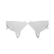 Set deflectoare laterale WRS Ducati Multistrada V4 / S / S Sport / Pikes Peak 2020-2026 transparent DU019T